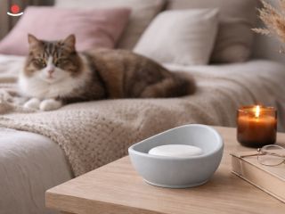 🏷️ Bílý aroma kámen ve světle šedé Mizu najdete na aromakameny.cz nově ve slevě za 299 Kč 👉 Odkaz v biu #mizu #aromakamen...