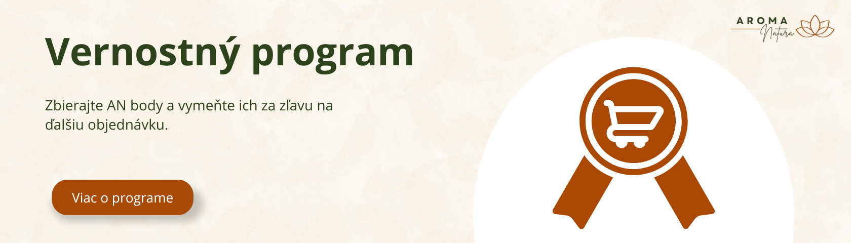 Ušetrite s vernostným programom Aroma Natura