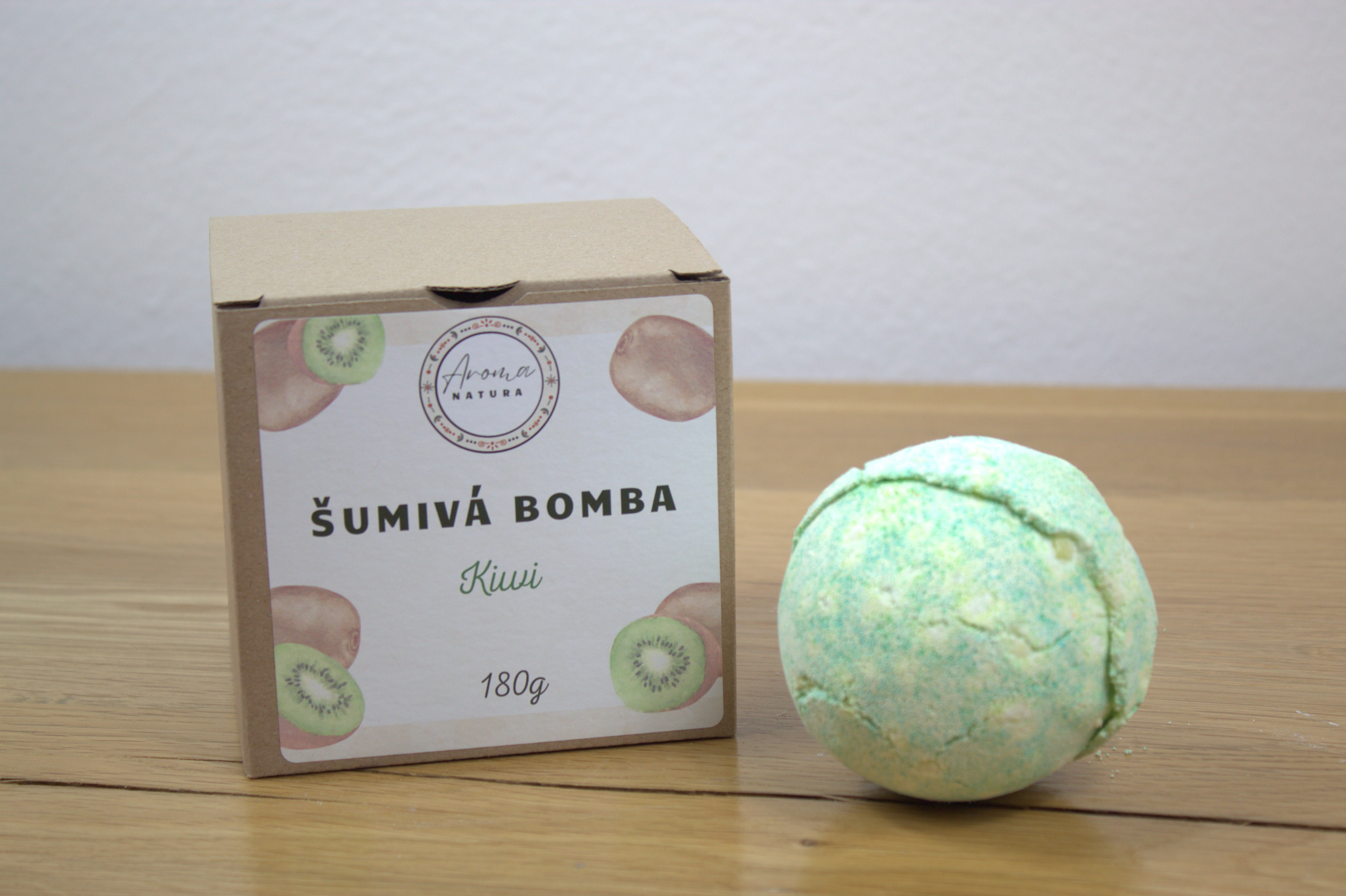 Šumivá bomba v ekologickom kartónovom balení