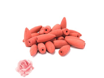 Tečúci dym - Vonné kužele - Polnočná Ruža 20ks