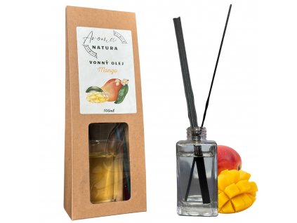 Vonný Olej s Tyčinkami - Mango