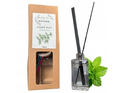 Vonný Olej s Tyčinkami - Peppermint