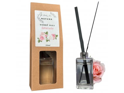 Vonný Olej s Tyčinkami - Letná Ruža
