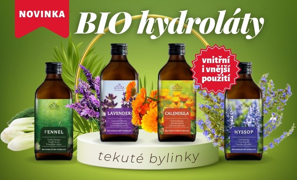 100% bio hydroláty patří k nejčistším bylinkovým přípravkům, jsou velmi jemné a šetrné k lidskému organizmu.