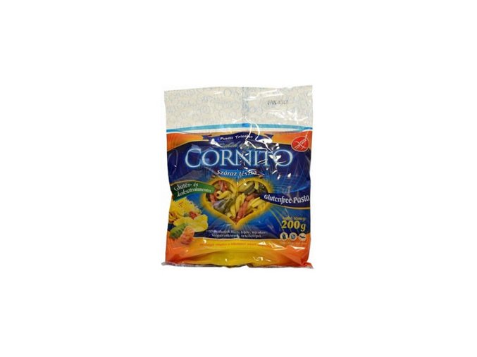 cestoviny fusilli trojfarebne bezglutenove 200g