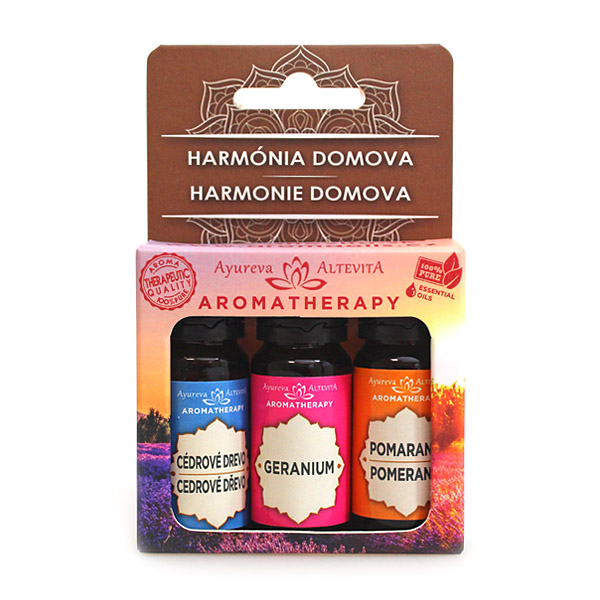 Altevita Set olejů harmonie Domova + difuzér do auta zdarma