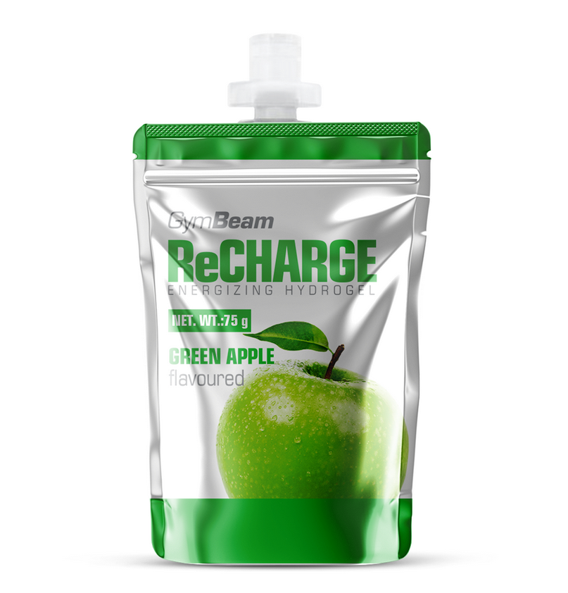 GymBeam ReCharge Gel zelené jablko 75g