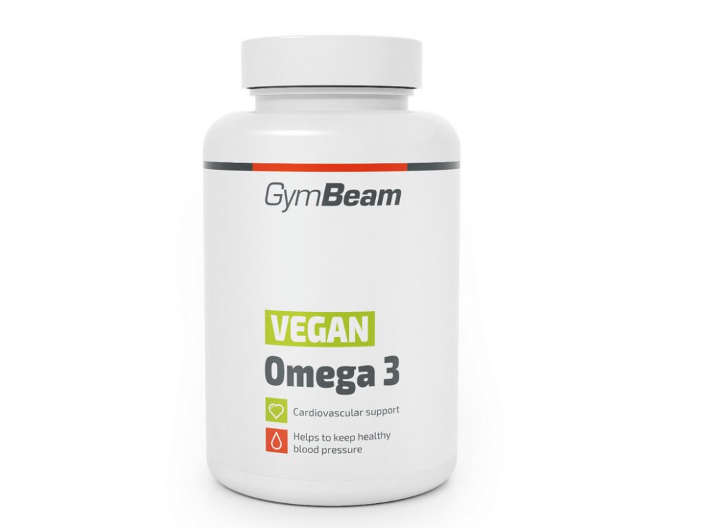 GymBeam Vegan Omega 3, 90 kapslí