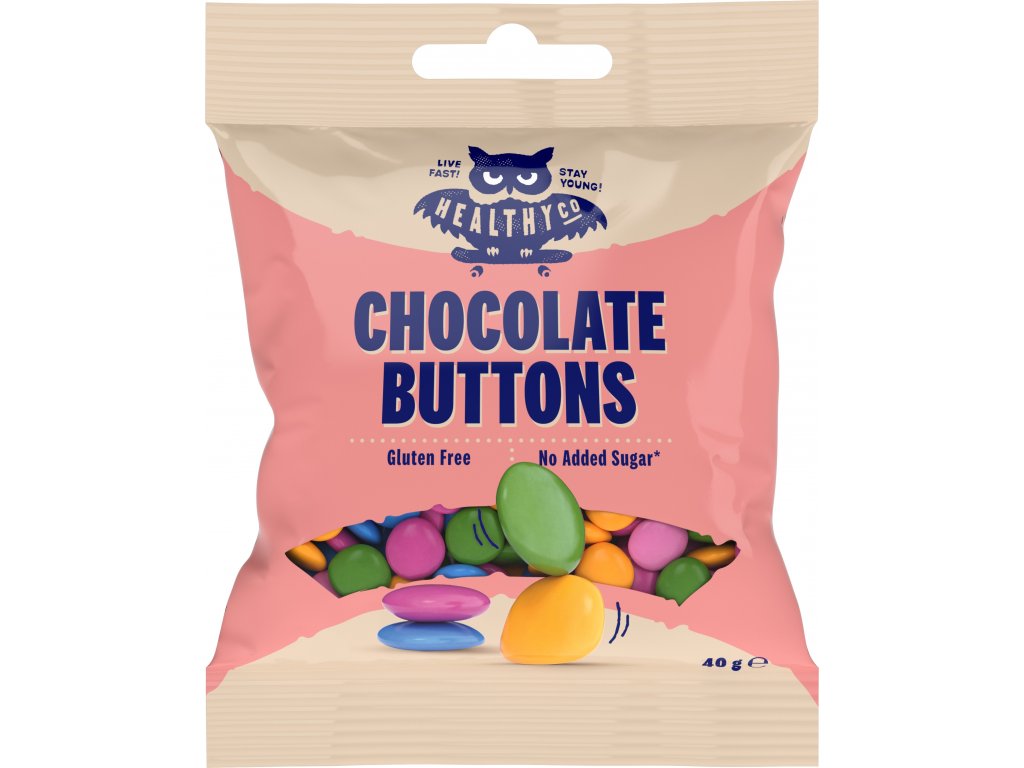HealthyCo Chocolate buttons 40g