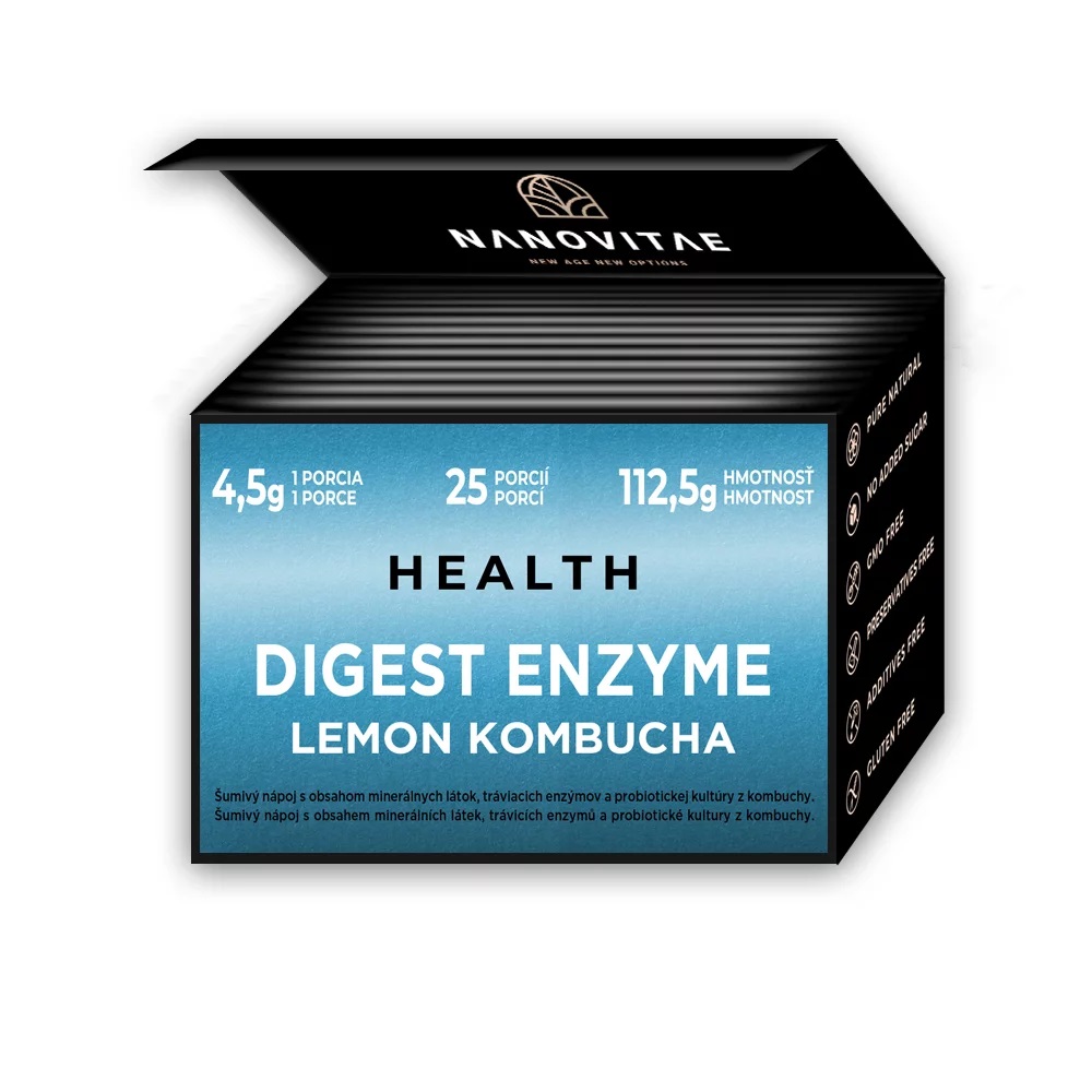 Nanovitae DIGEST ENZYME LEMON KOMBUCHA 112,5g