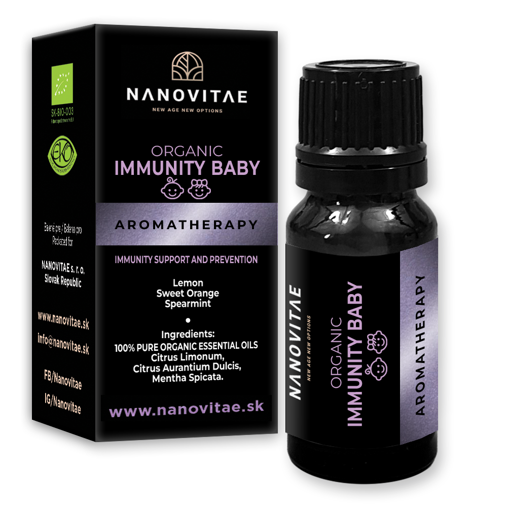 Nanovitae IMUNITY BABY – směs esenciálních olejů – ORGANIC quality 10ml