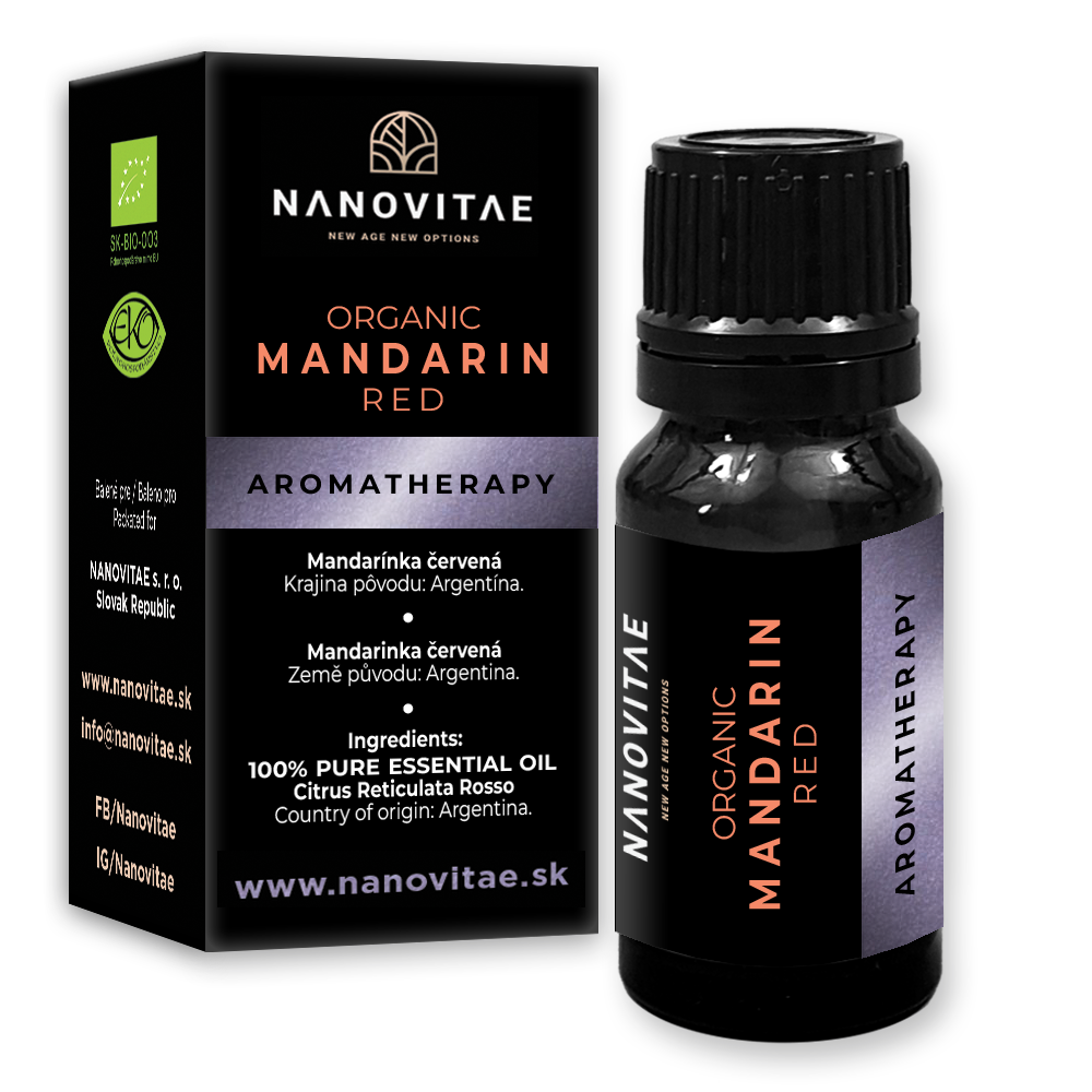 NANOVITAE MANDARINKA esenciální olej – ORGANIC quality 10ml