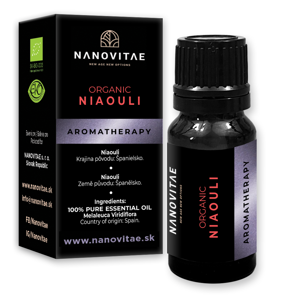 NANOVITAE NIAOULI esenciální olej – ORGANIC quality 10ml