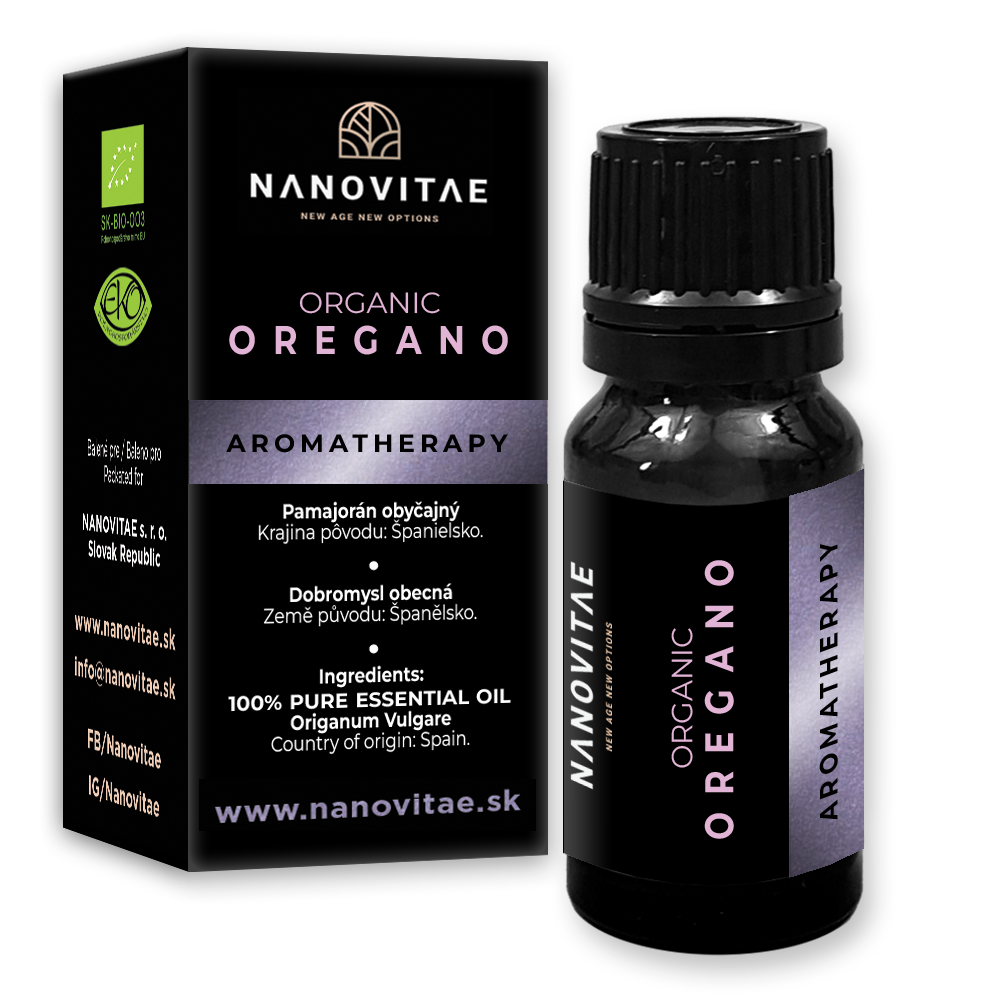 NANOVITAE OREGANO esenciální olej – ORGANIC quality 10ml