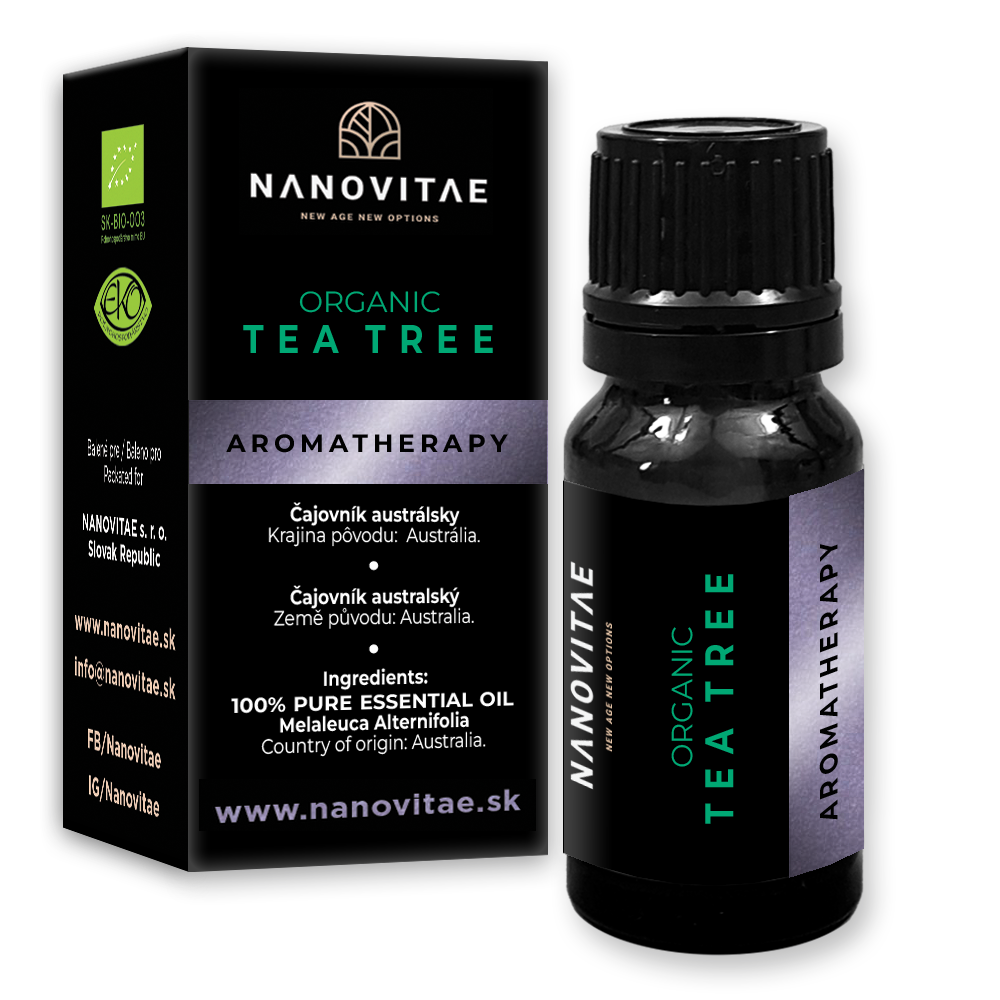 NANOVITAE TEA TREE esenciální olej - ORGANIC quality 10ml