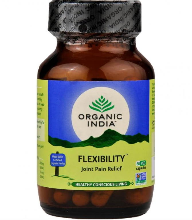 Organic India Organic Indie Flexibility – zdravé klouby, artritida, revmatismus 60 kapslí