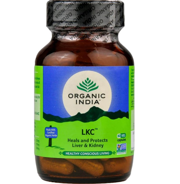 Organic India Organic Indie Liver Kidney Care – zdravá játra a ledviny, žlučové cesty 60 kapslí