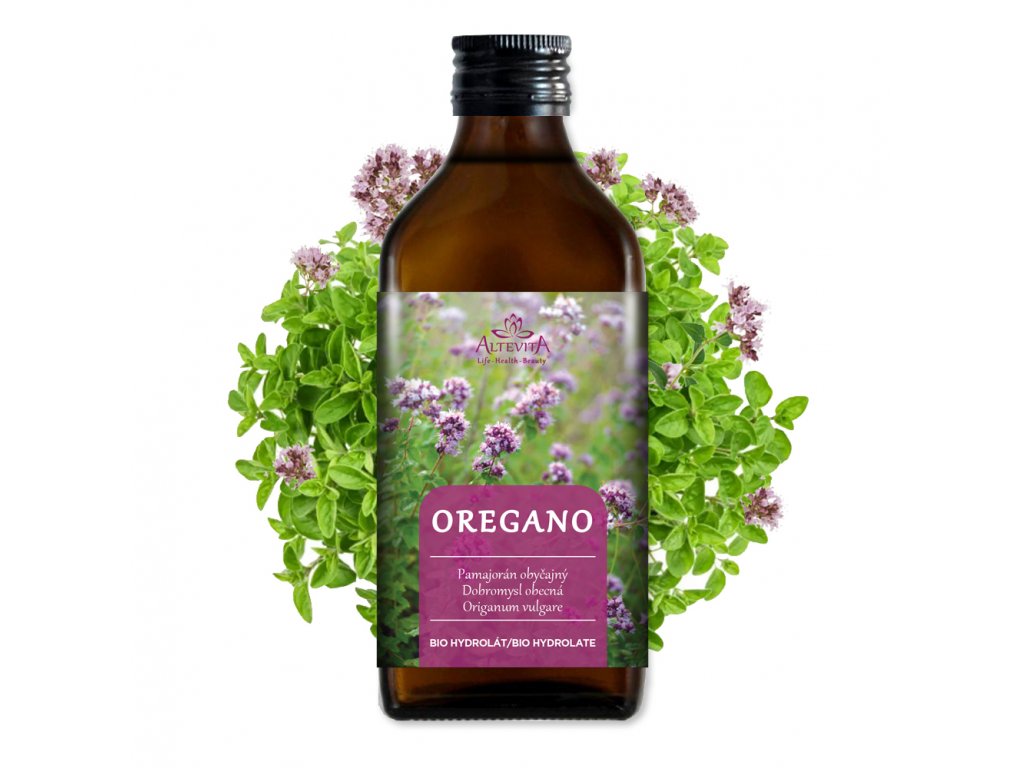 Altevita Oregano (Dobromysl obecný) – BIO hydrolát 200 ml