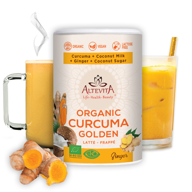 Altevita BIO CURCUMA GOLDEN LATTE / FRAPPE 220g