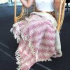 5241 awm boho pohodlny prehoz 125 x 150 cm rubinova dvoubarevna 1ks