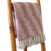 5241 4 awm boho pohodlny prehoz 125 x 150 cm rubinova dvoubarevna 1ks
