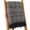 5244 3 awm boho pohodlny prehoz 125 x 150 cm seda geometrie 1ks