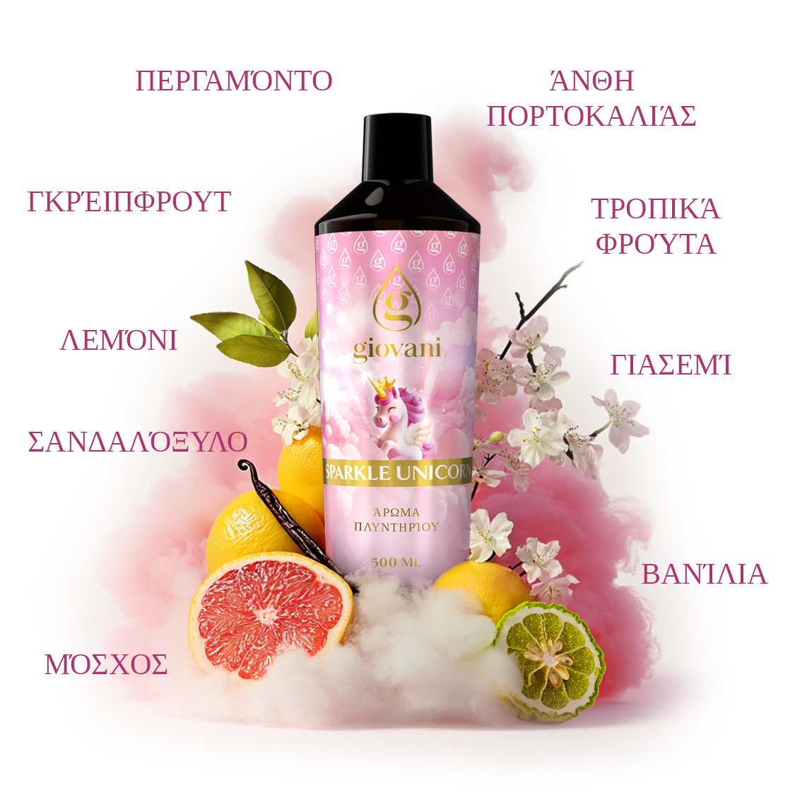 Συστατικά του αρώματος SPARKLE UNICORN
