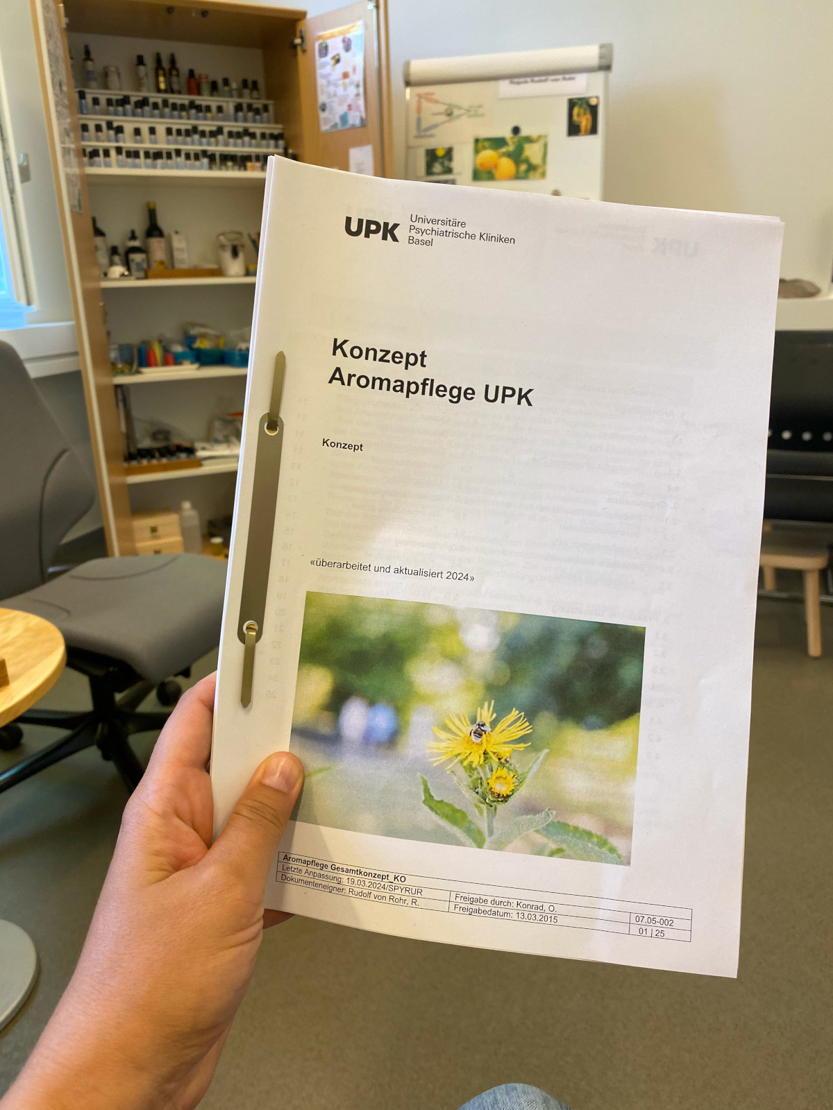 Pracovna aromaterapie v Basileji