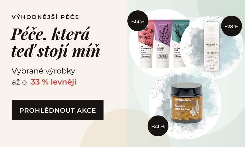 Přírodní péče v akční nabídce