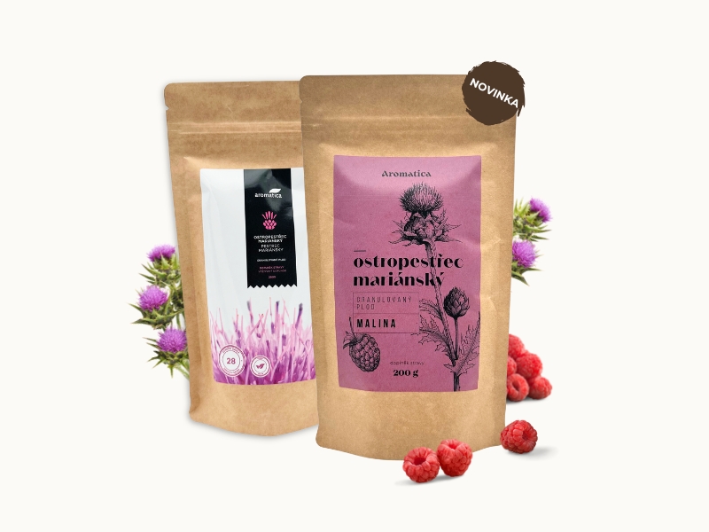 Ostropestřec mariánský granulovaný – detox a podpora jater