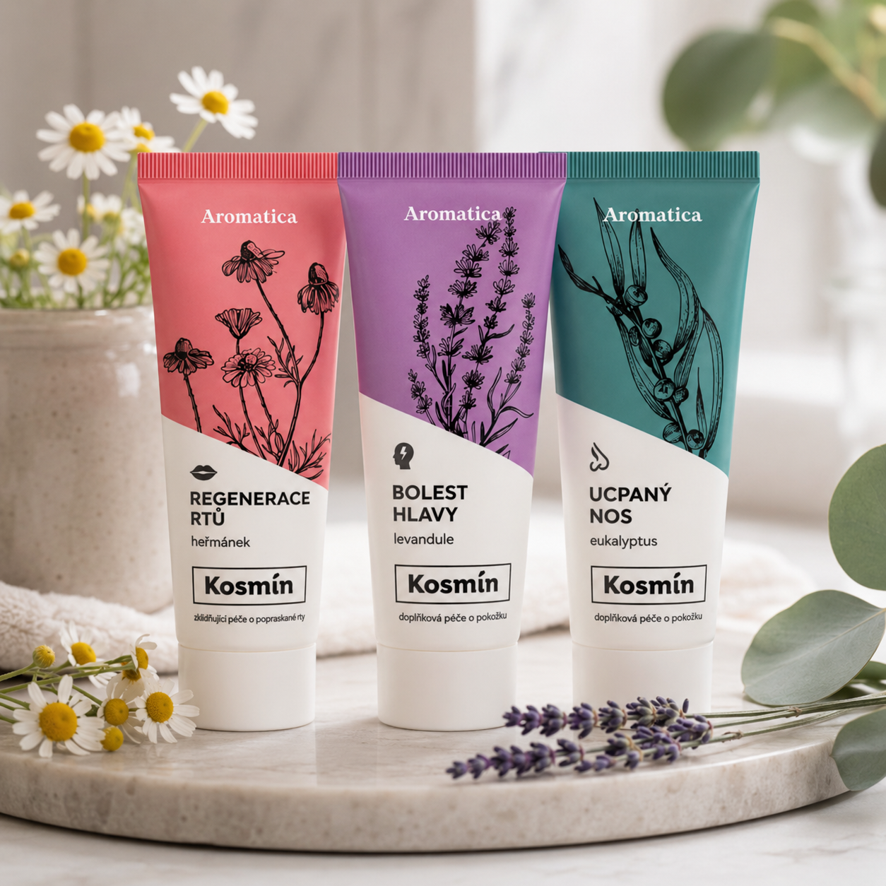 Kosmín trio – set tří Kosmínů