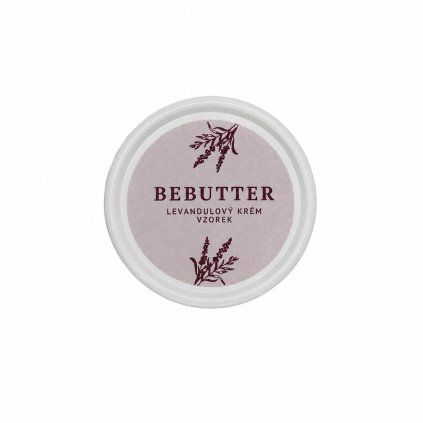 Levandulový krém s BIO bambuckým máslem miniatura (10 ml)