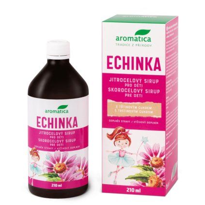 Echinka - jitrocelový sirup s echinaceou pro děti 210 ml