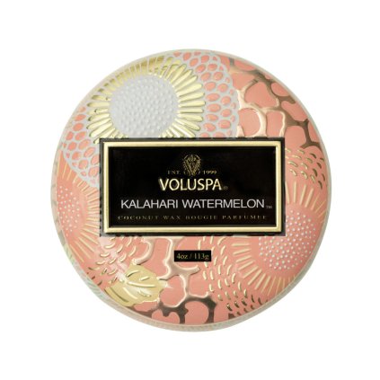 voluspa kalahari watermelon svicka mini tin candle 7