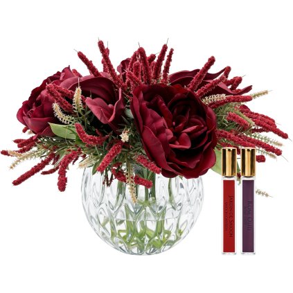 cote noire kytice Roses & Lilies Bouquet Burgundy 3