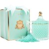 Grand Art Deco svíčka Tiffany Blue & Gold s vůní Persian Lime