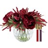 cote noire kytice Roses & Lilies Bouquet Burgundy 3