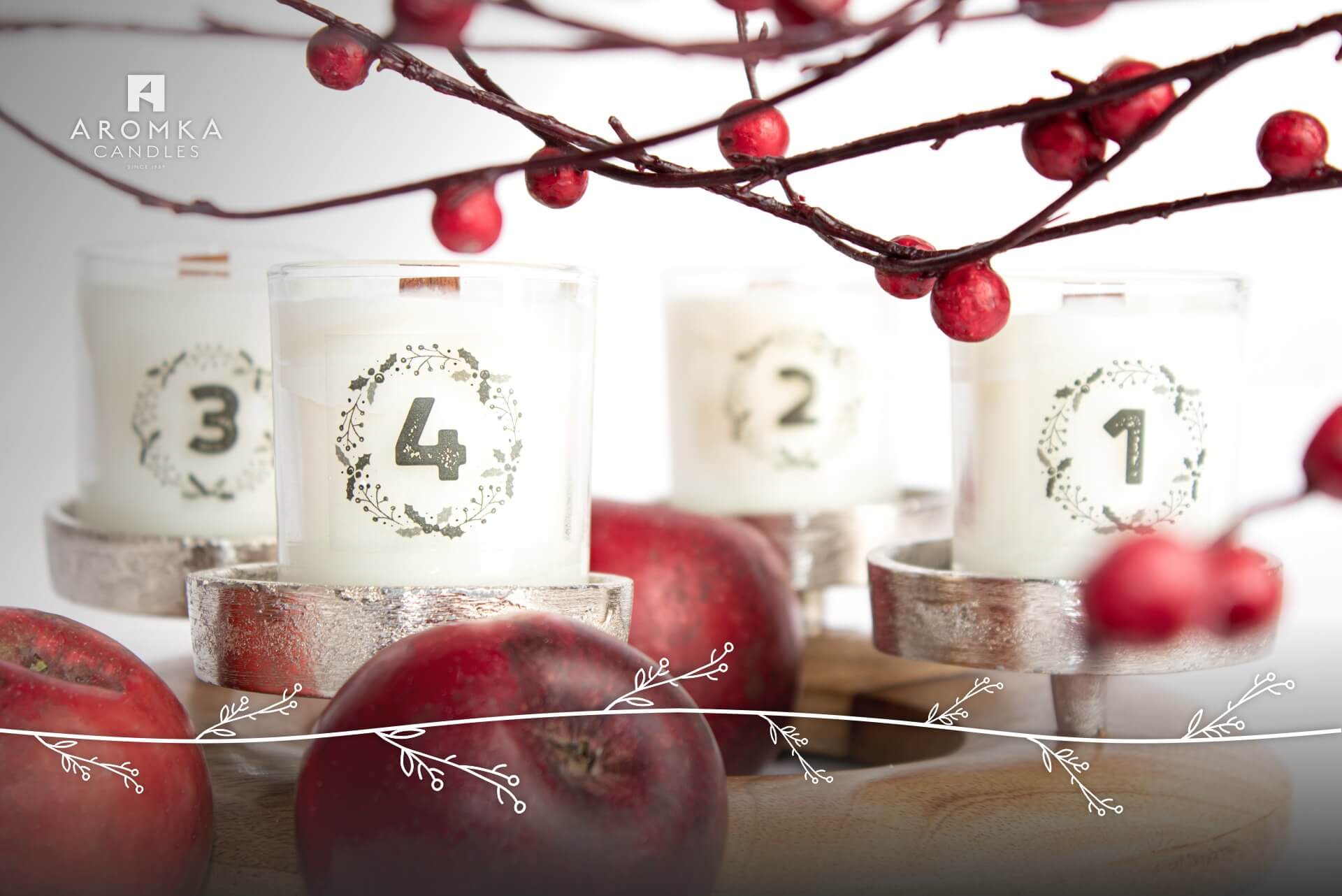 Vánoce svíčky AROMKA