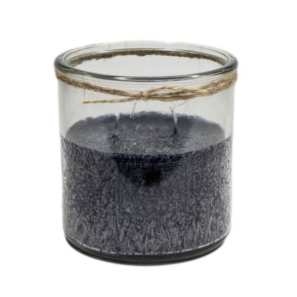 Přírodní vonná svíčka palmová - AROMKA - Recyklované sklo, 500 ml - Pánský Parfém