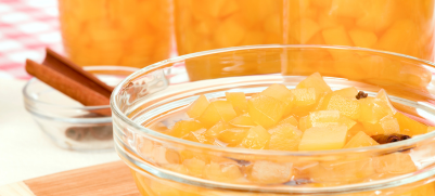 Recept - dýňový kompot s příchutí ananasu