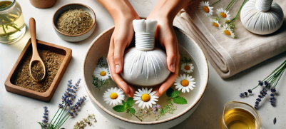 Bylinné obklady pro úlevu a zdraví