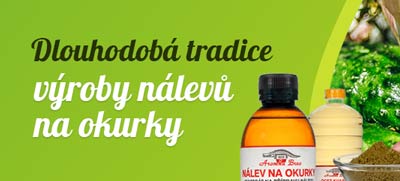 Nová lahev na nálev na okurky