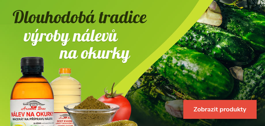 Nálevy na okurky