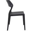 Plastová židle SNOW černá