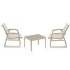 Zahradní set - 2x PACIFIC LOUNGE armchair 2 ks + 1x SKY SIDE TABLE
