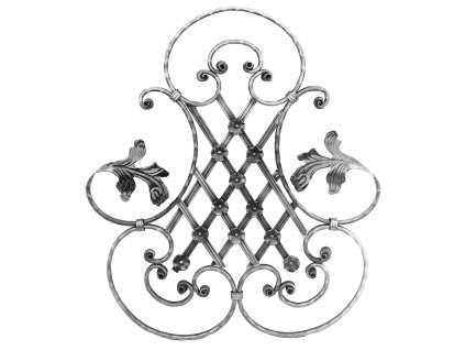 Rozeta pl. 16x8mm, 710x640mm