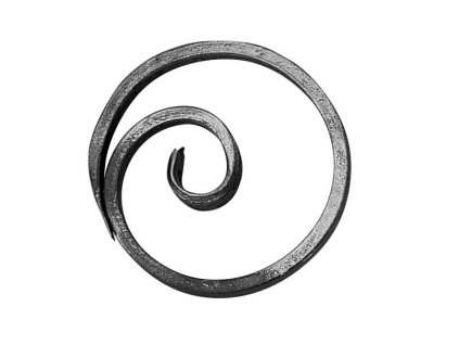 Kroužek ornament pl. 12x6mm, 130mm