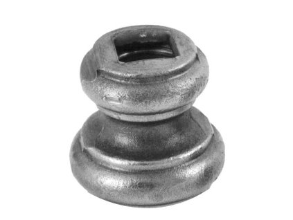 Dutý ocelový prvek čt. 12x12mm 39xpr.40mm