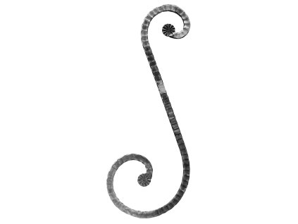 Prvek "S" profil pl. 30x8mm, 1500x370mm