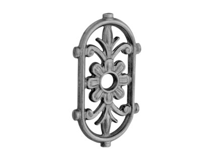 Prvek k navaření pr. 14mm, 185x100mm